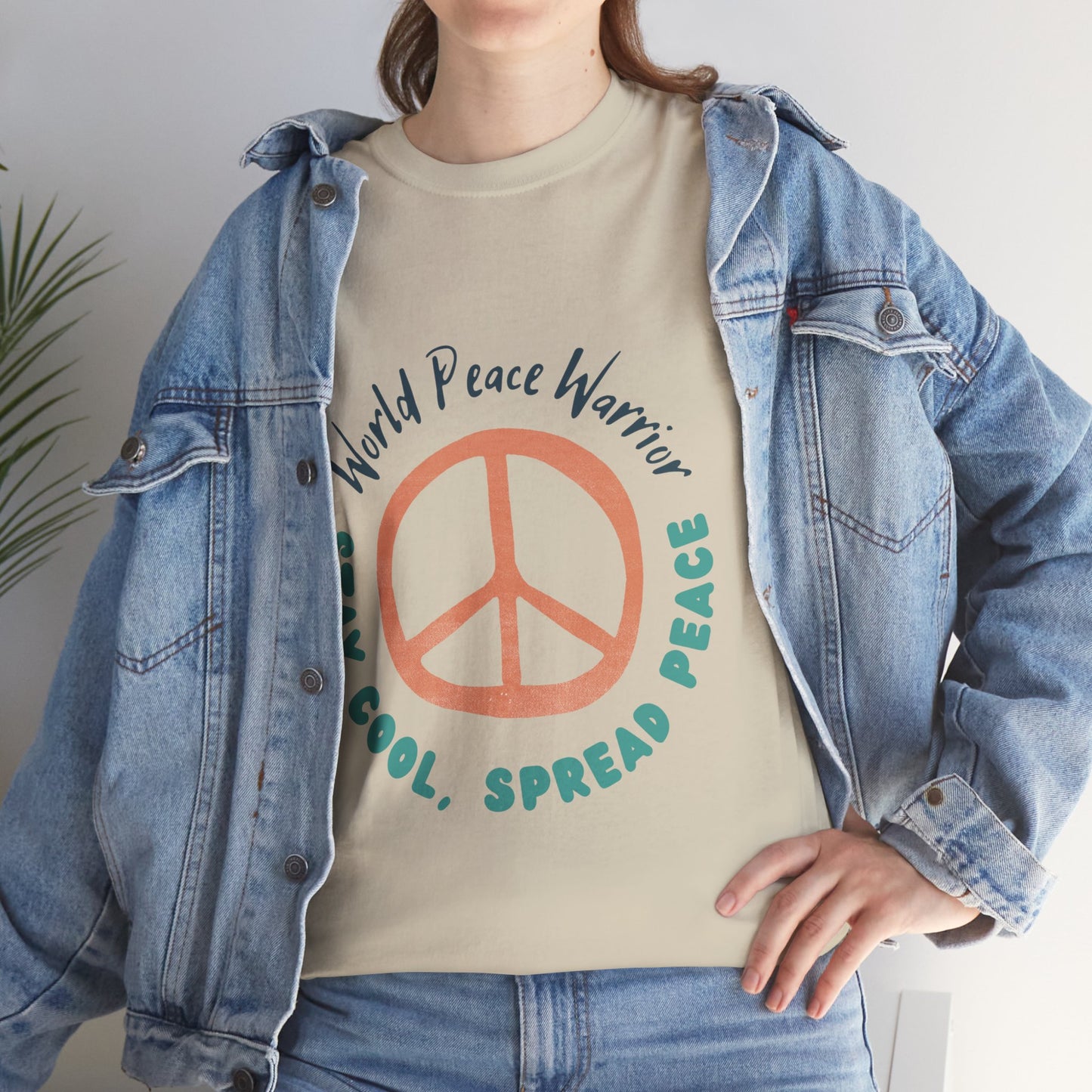 World Peace, Unisex Heavy Cotton Tee