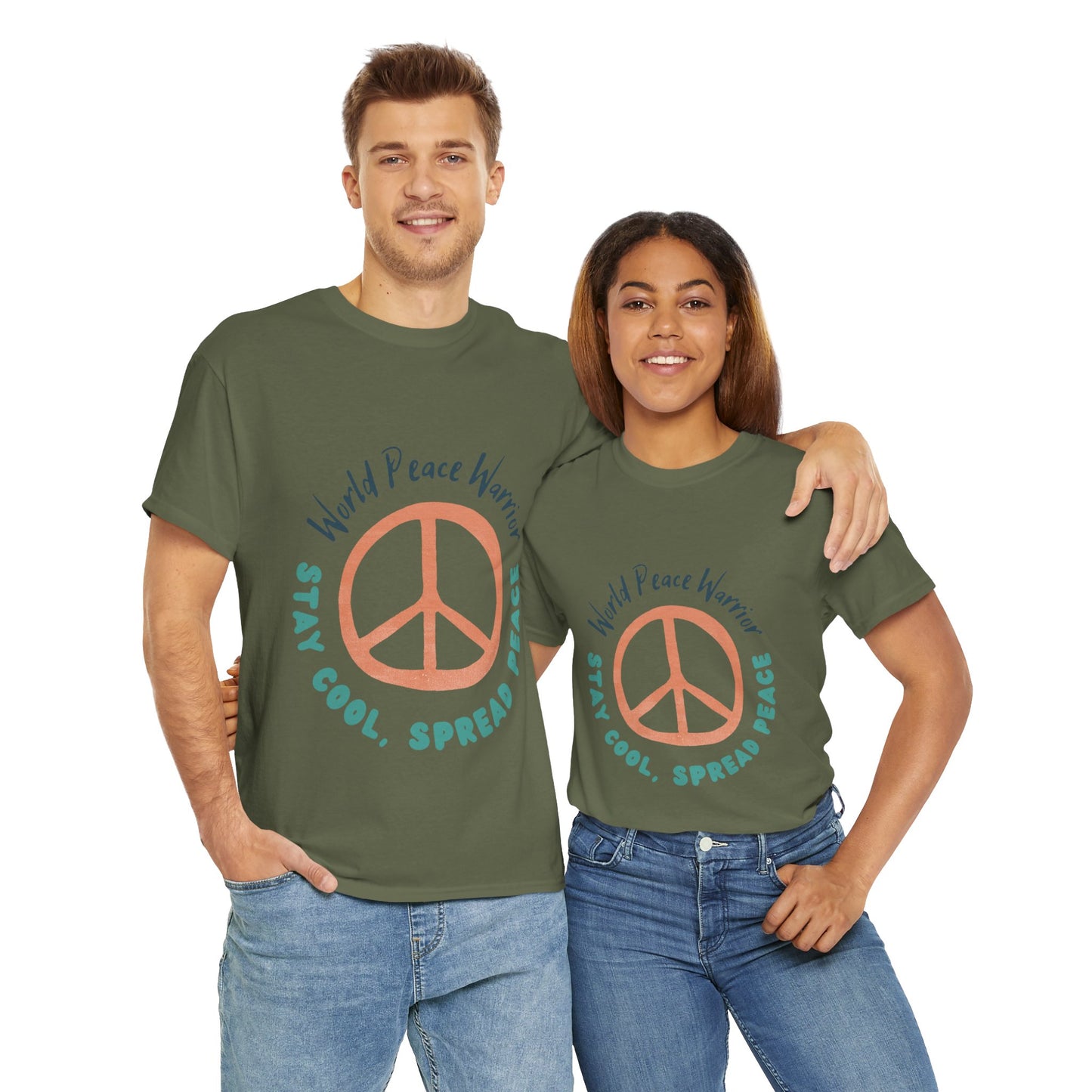 World Peace, Unisex Heavy Cotton Tee