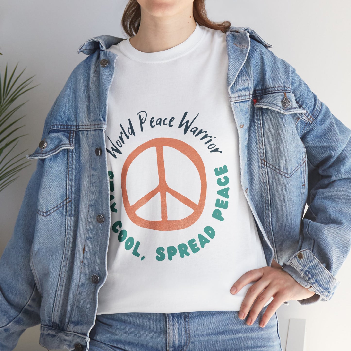 World Peace, Unisex Heavy Cotton Tee