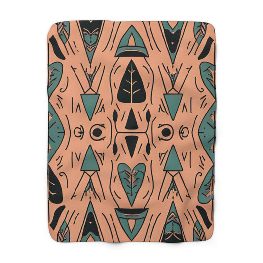 Stylish Sherpa Fleece Blanket