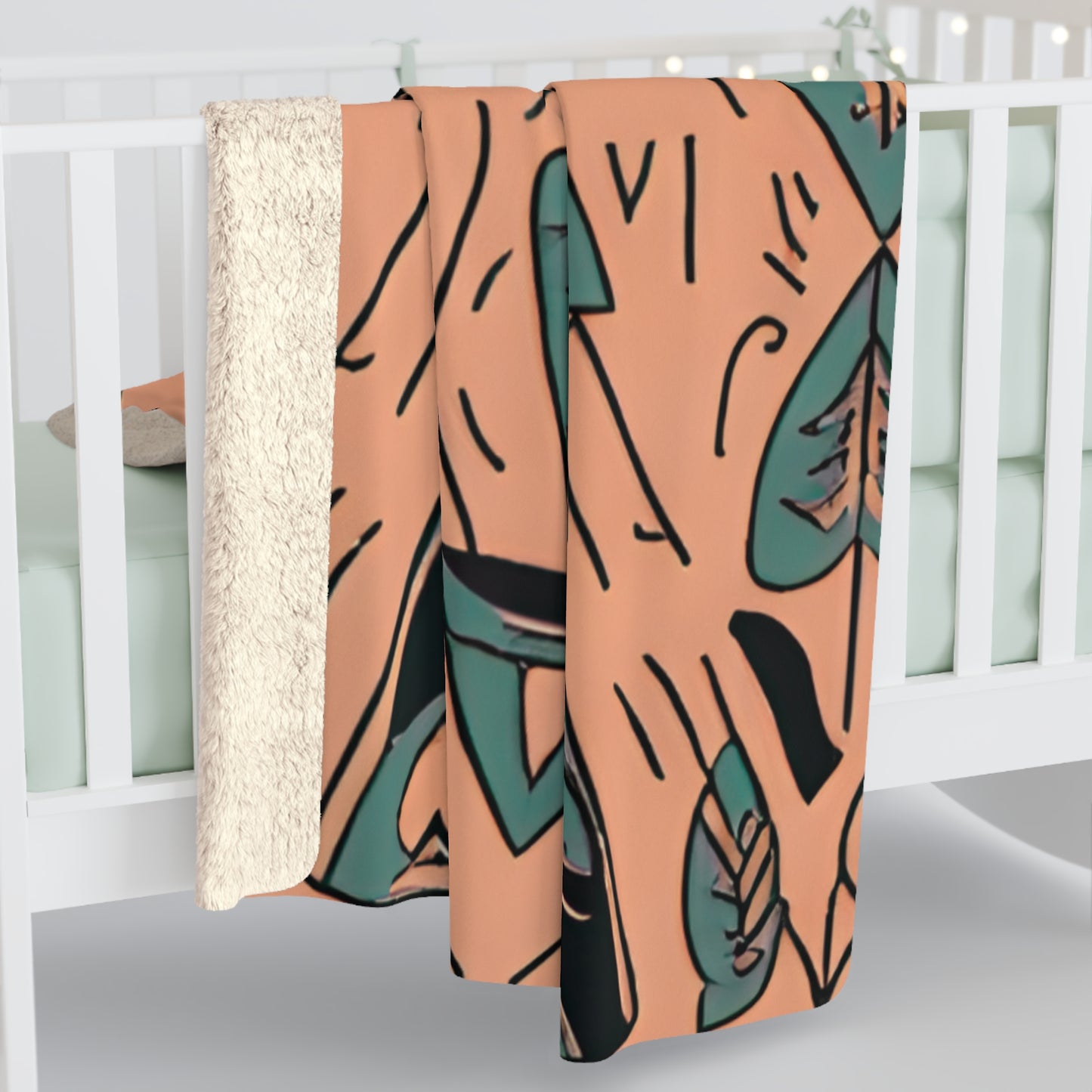 Stylish Sherpa Fleece Blanket