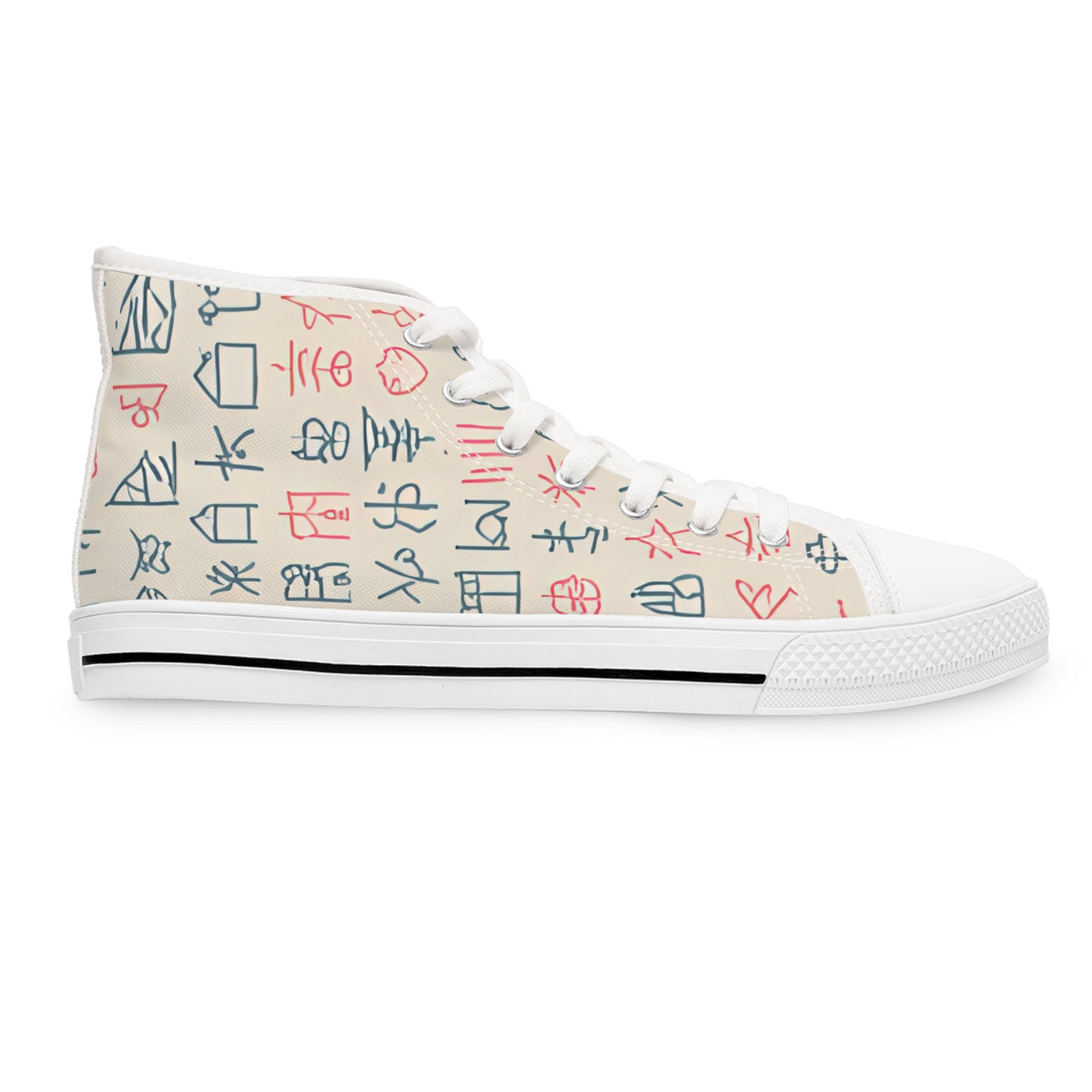 Women's Sneakers - Doodle Pumps Design