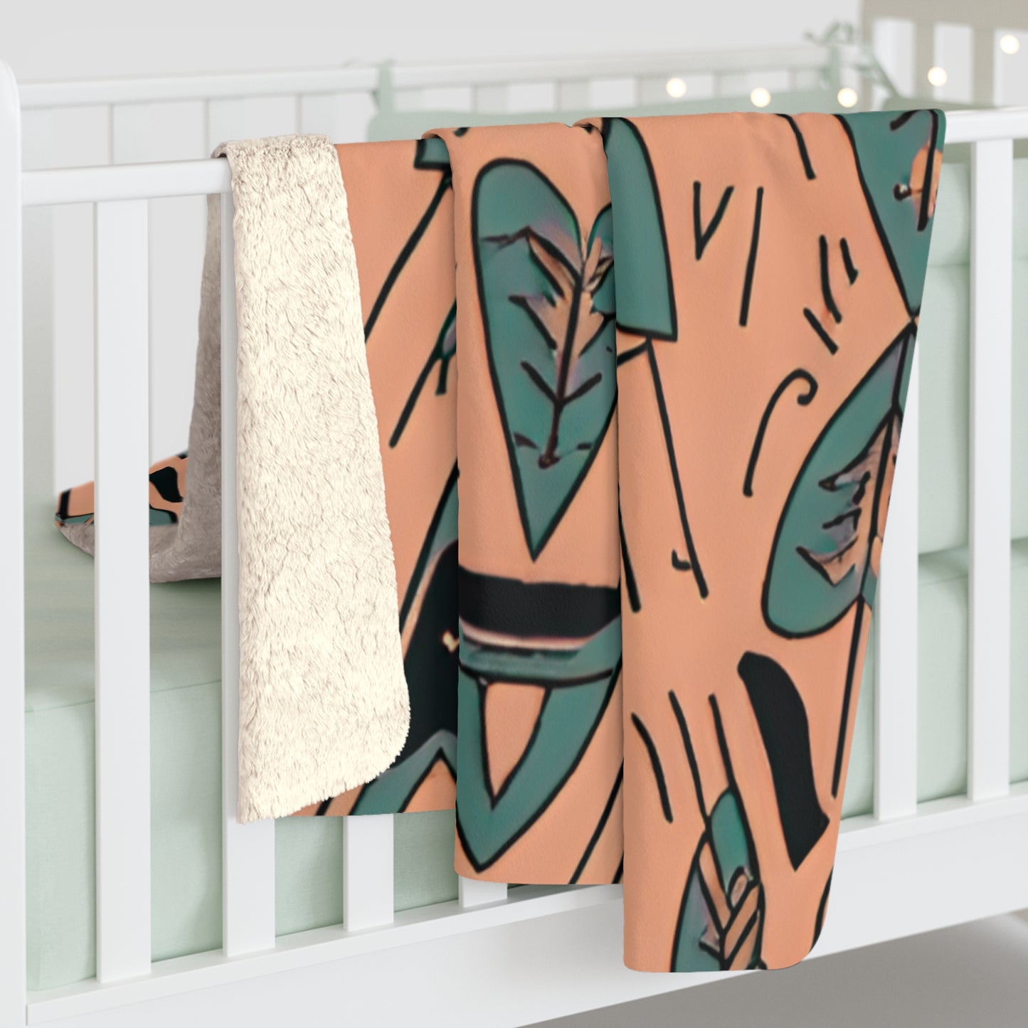 Stylish Sherpa Fleece Blanket