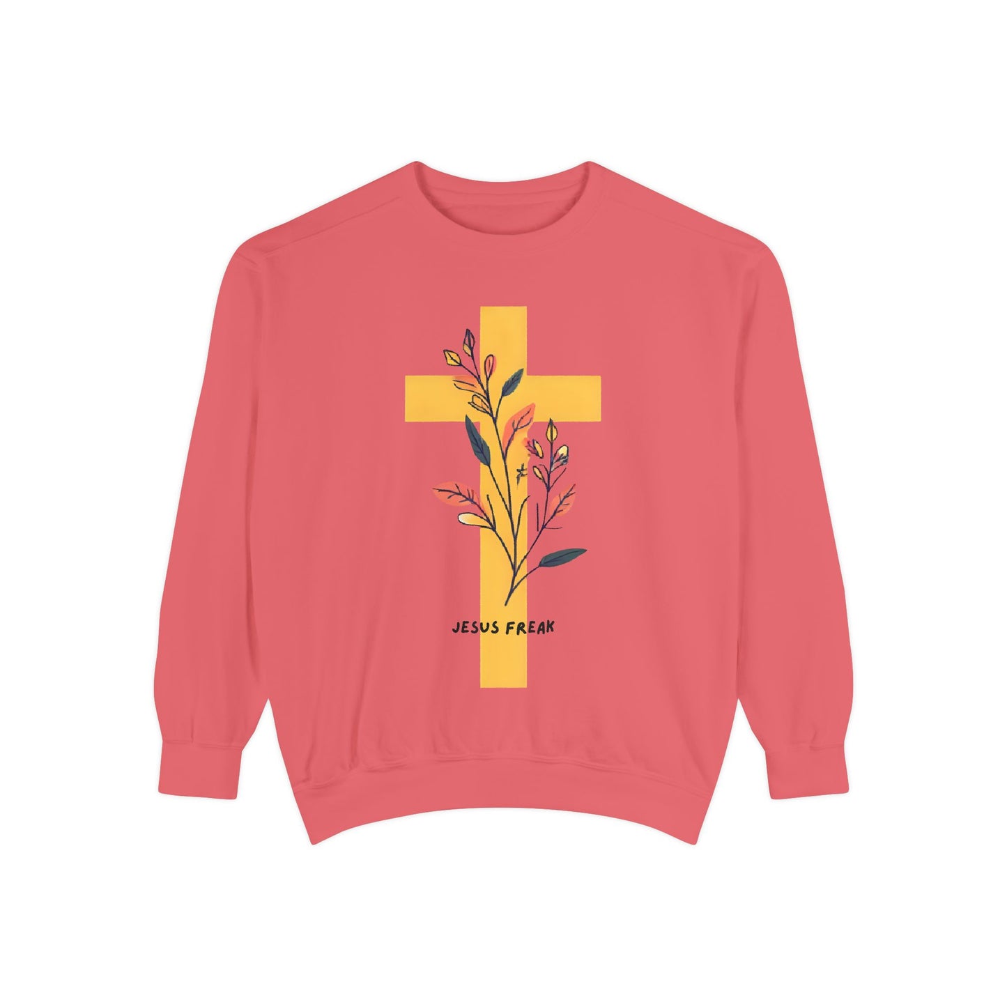 Jesus Freak Sweatshirt - Unisex Garment-Dyed