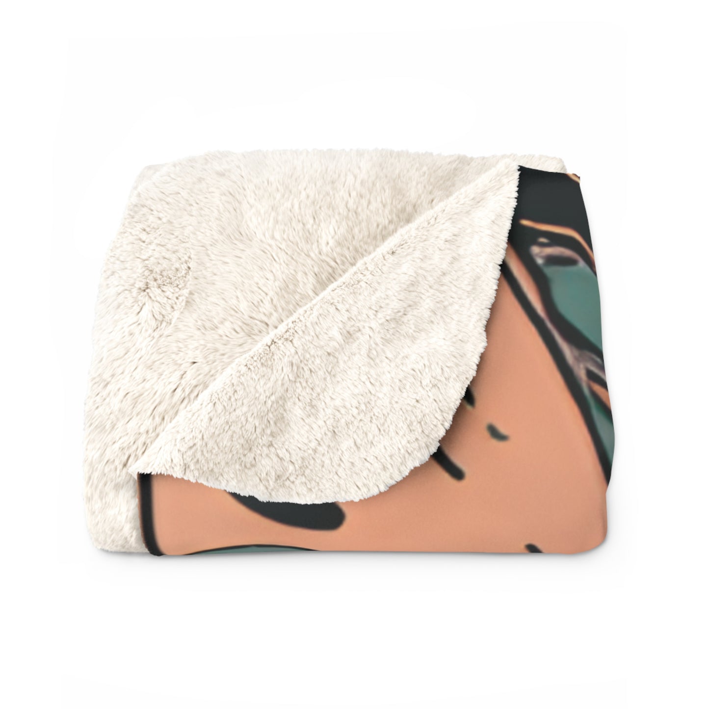 Stylish Sherpa Fleece Blanket
