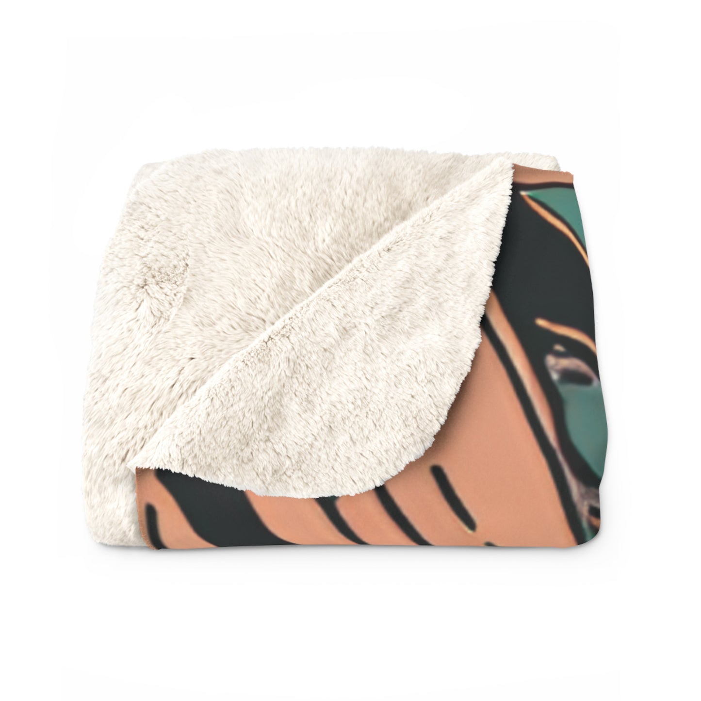 Stylish Sherpa Fleece Blanket