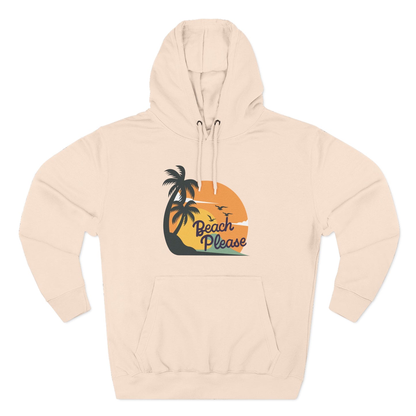 Beach Please Fleece Hoodie